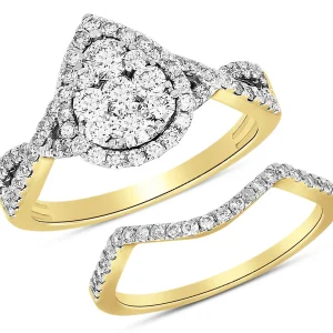 Timeless Allure - Elegant 14K 1.00 CT Diamond Bridal Ring