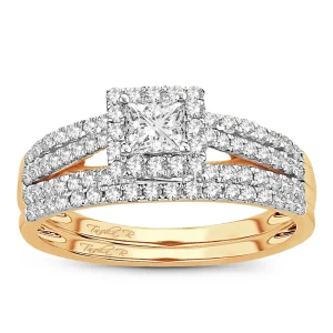 Luminous Splendor - 14K 1.00 CT Diamond Bridal Ring