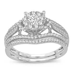 Enchanted Elegance - 14K 0.75 CT Diamond Bridal Ring