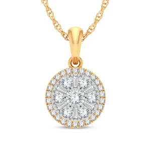 14K 0.25ct Diamond Pendant
