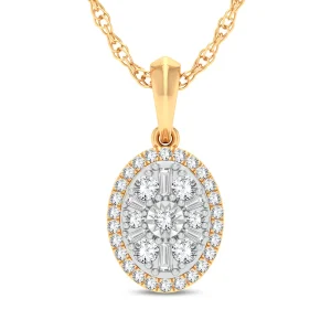 14K 0.25ct Diamond Pendant