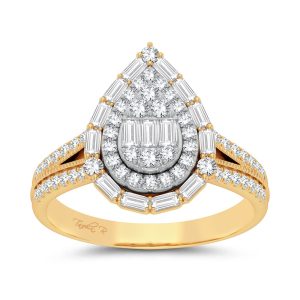 Vision in Gold - 14K 0.75 CT Diamond Engagement Ring