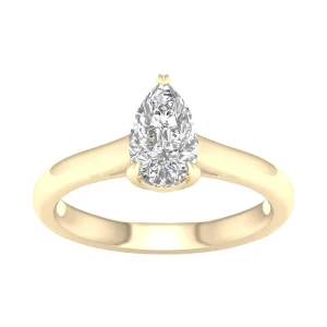 14K 1.00CT Certified Lab Grown Diamond Ring ( IGI Certified )