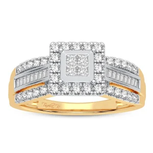 Golden Luxe - 14K 0.50CT Diamond Engagement Ring