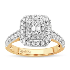 Regal Radiance - 14k 1.00 CT Diamond Engagement Ring