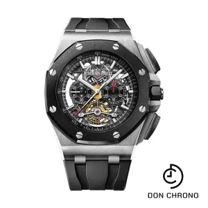 Audemars Piguet Royal Oak Offshore Tourbillon Chronograph Openworked Watch - 26348IO.OO.A002CA.01