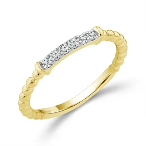 Diamond Band 0.10 ct tw 14k Yellow Gold