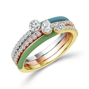 Diamond Band 0.75 ct tw 14k White Gold 14K Yellow Gold 14k Rose Gold