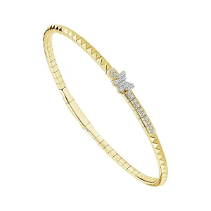 Diamond Bangle 0.20 ct tw 14k Yellow Gold