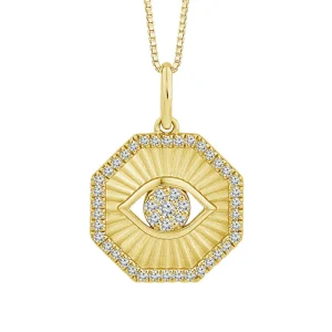 Diamond Fashion Pendant 0.20 ct tw 10k Yellow Gold