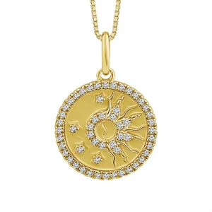 Diamond Fashion Pendant 0.20 ct tw 10k Yellow Gold