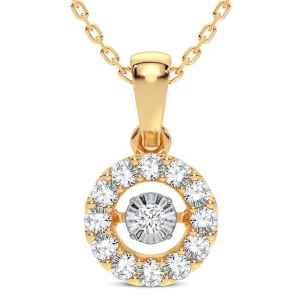 14K 0.25CT DIAMOND PENDANT