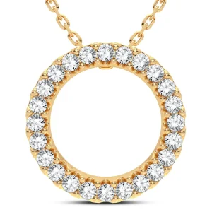 14K 0.25CT DIAMOND PENDANT