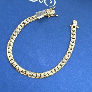 Cuban link bracelet 10k st5