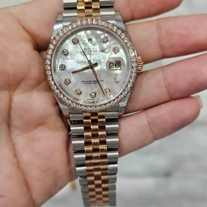 Date just 36mm diamond