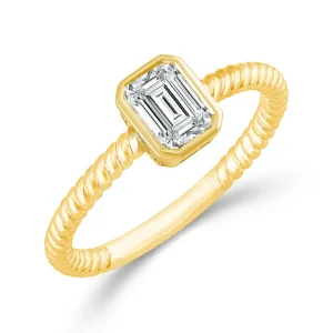 Diamond Solitaire Ring 0.50 ct tw 10k Yellow Gold