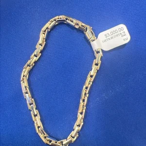 Set of chain and bracelet