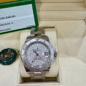 ROLEX YACHT MASTER GRAY FACE ST. STEEL 42MM - 116622