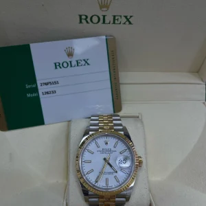ROLEX DATEJUST TWO TONE  36MM - 126233