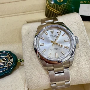ROLEX OYSTER PERPETUAL S.STEELE GRAY FACE 28MM - 276200