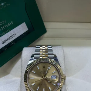 ROLEX DATEJUST TWO TONE  41MM - 126333