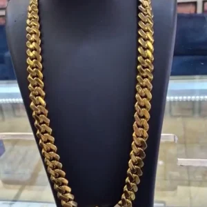 HOLLOW CUBAN LINK CHAIN 10KT