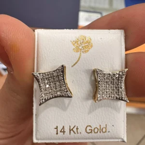 SET OF DIAMOND EARRINGS