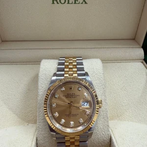 ROLEX DATEJUST TWO-TONE WITH DIAMOND 36MM - 126233