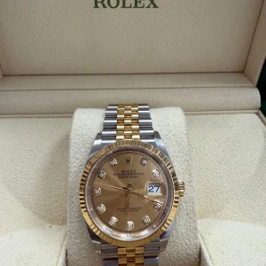 ROLEX DATEJUST TWO-TONE WITH DIAMOND 36MM - 126233