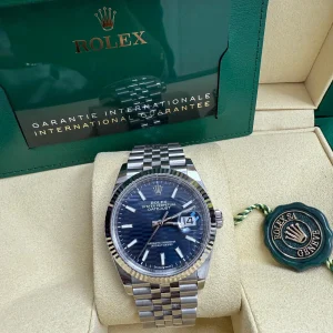ROLEX DATE-JUST BLUE FLUTED 36MM - 126234