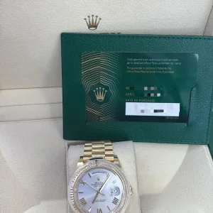 ROLEX DAY-DATE CHAMPAGNE-PLATED 40MM - 228238