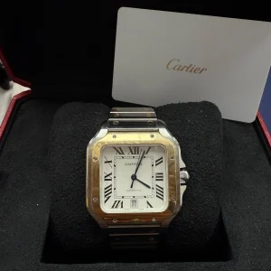 CARTIER SANTOS LARGE TWO-TONE 40MM - W2SA0009
