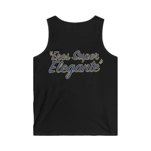 Ariel Jewelry Black Tank Top, Gift for Him, Casual Wear, Summer Apparel, Inspiring Quotes, Beach Essentials