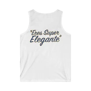 Ariel Jewelry Men's Tank Top for Jewelry Lovers, Casual Summer Wear, Gifts for Him, Unique Summer Style, Beachwear, Eres Super Elegante