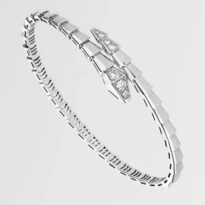 Deposit - Bangle serpentine white gold 18k
