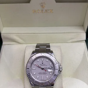 ROLEX YACHT-MASTER  S/STEEL GRAY-FACE 40MM