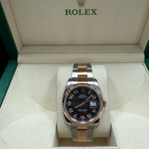 ROLEX DATE-JUST TWO-TONE ROSE-GOLD 36MM -