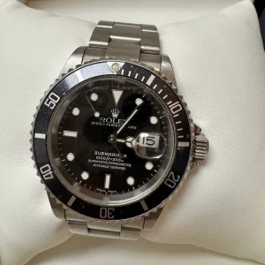 ROLEX SUBMARINER BLACK-FACE 40MM - 16610
