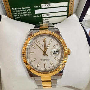 ROLEX TWO-TONE DATE-JUST 41MM - 116333