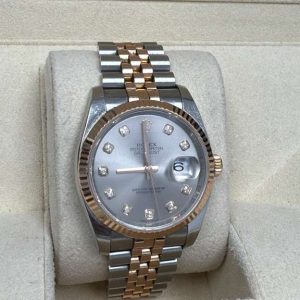 ROLEX DATE-JUST TWO-TONE ROSE-GOLD 36MM - 116231