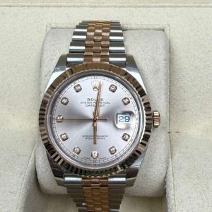 ROLEX DATE-JUST TWO-TONE ROSE-GOLD 41MM - 126331
