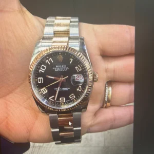 Rolex Date Just Two Tone