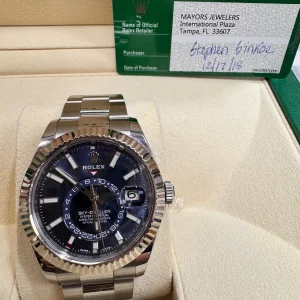 Rolex Sky Dweller Blue-Face 41mm Parte d Pago