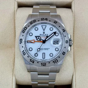 NEW 2025 Rolex Explorer II 42mm 226570 Polar White Dial