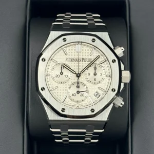 2023 Audemars Piguet Royal Oak Chronograph 41mm 26240ST White Dial