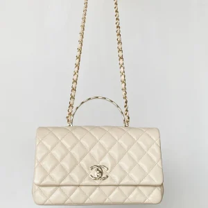 CC Handle Bag 23 Cream Caviar