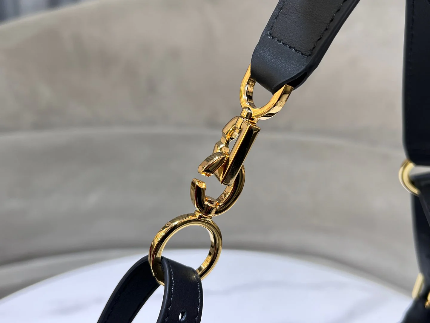 CD Wandering Bag 23 With Black Calfskin - Image 7