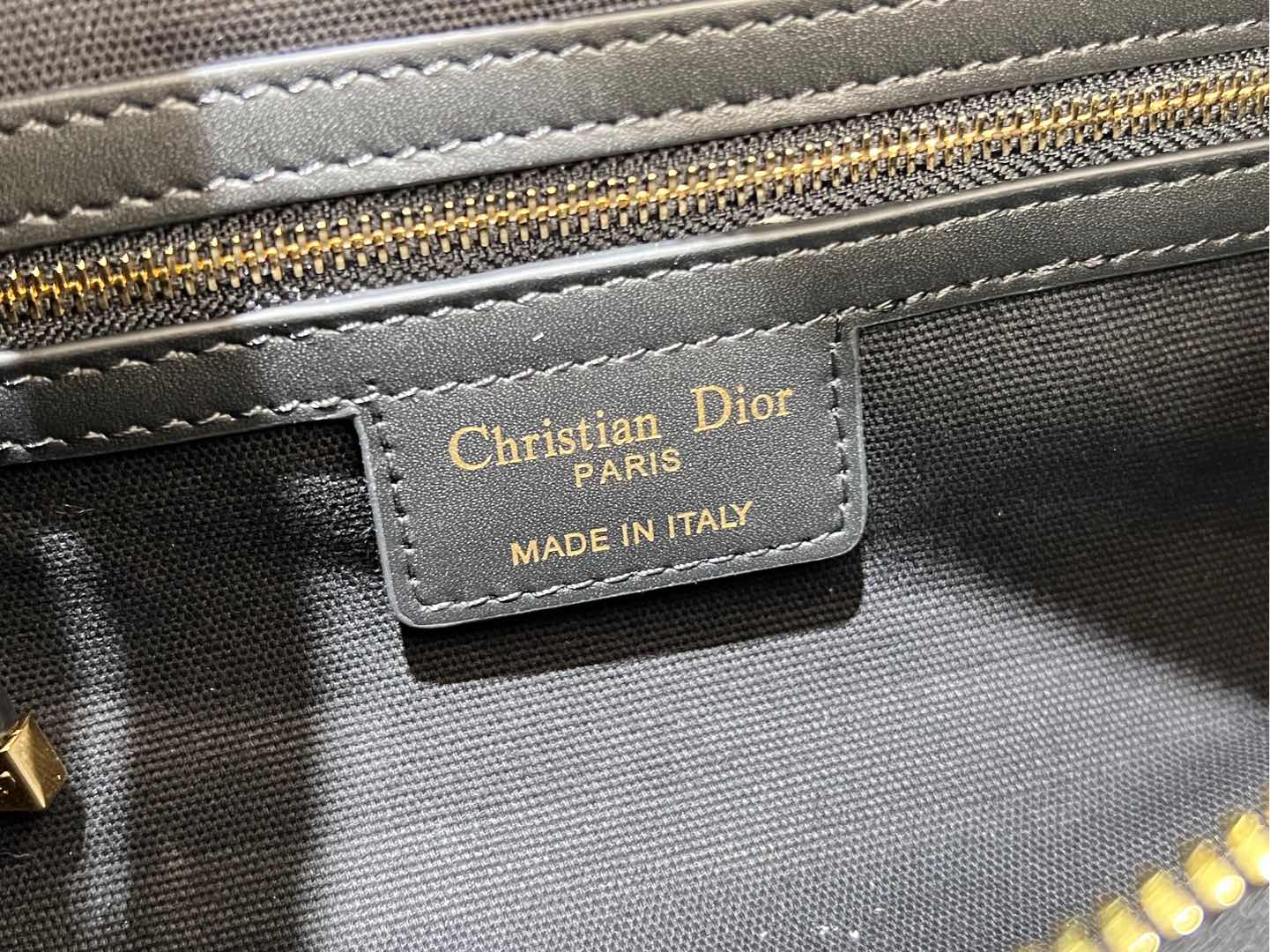 CD Wandering Bag 23 With Black Calfskin - Image 2