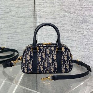 CD D-Vibe bowling bag 21 blue obliaue fabric