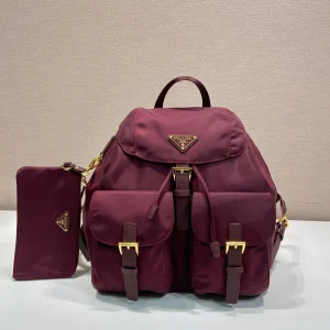 PRA Backpack 32 burgundy nylon fabric 280832